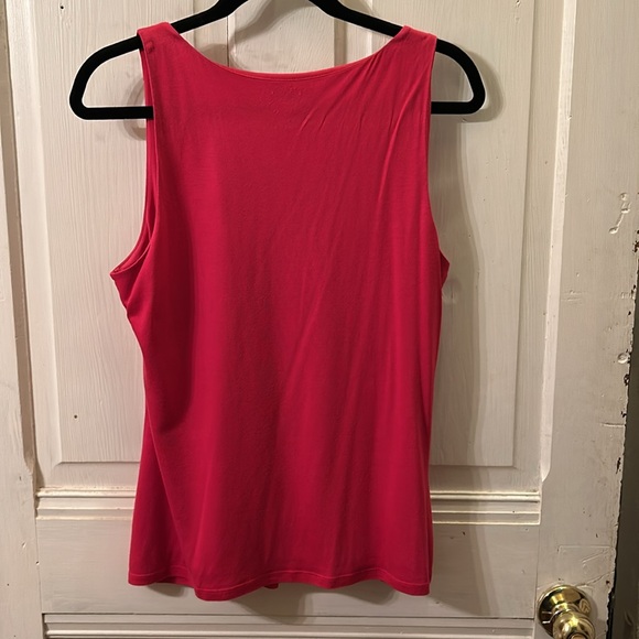 Ann Taylor pleated neck shell, size M - Picture 2 of 3